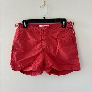 Orlebar Brown Red Tailored Swim Trunks